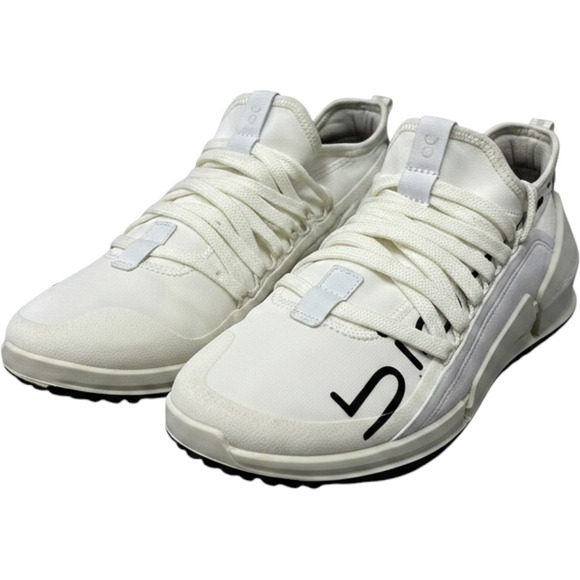 Ecco Shoes - ECCO Biom 2.0 White Leather Textile Sneakers Womens 8-8.5 80065352587 Low Top